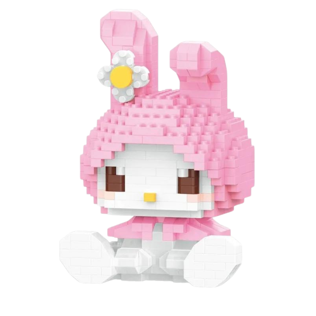 Конструктор-фигурка BRICKS Май Мелоди My Melody Hello Kitty без коробки (2567481724)