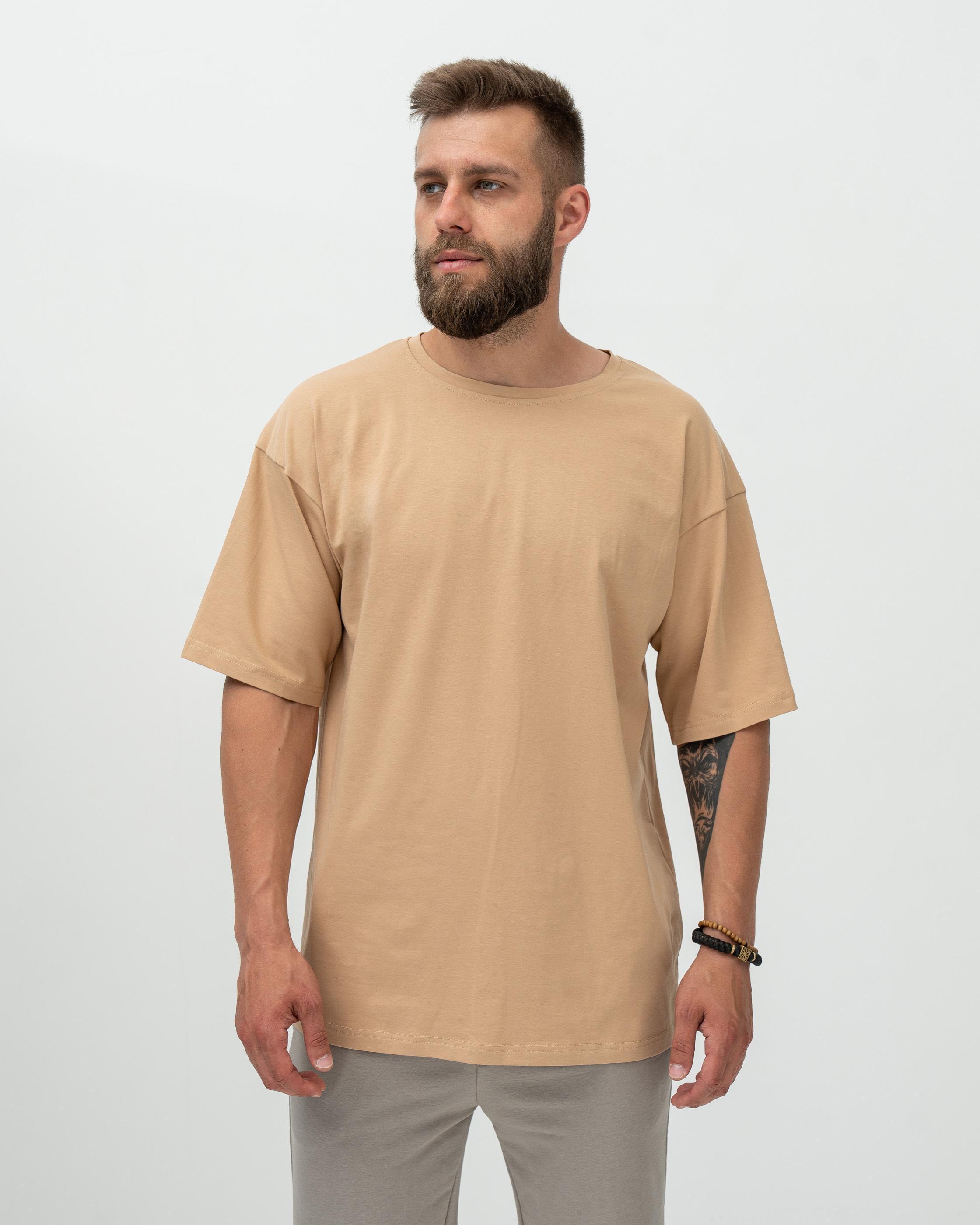 Футболка Red and Dog Oversize M Beige