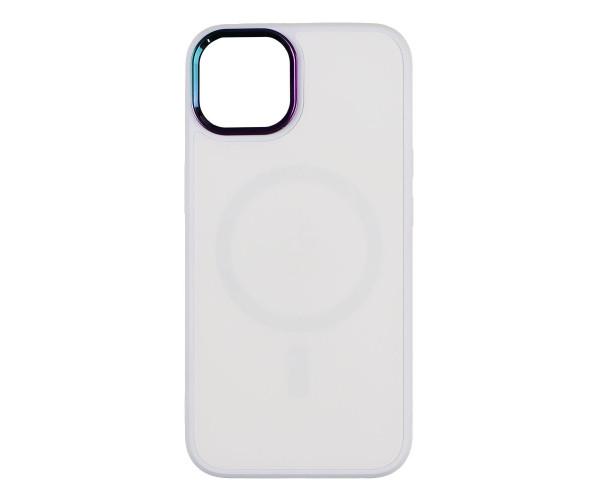 Чехол накладка TPU + PC Foggy with Magsafe для Apple Iphone 13 Pro White