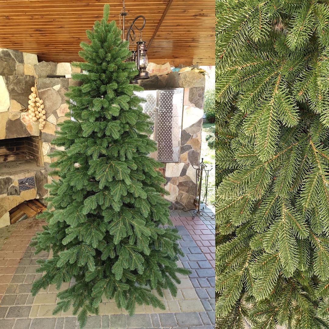 Штучна ялинка лита Преміум з підставкою 2,30 м Зелений (NYT15301)