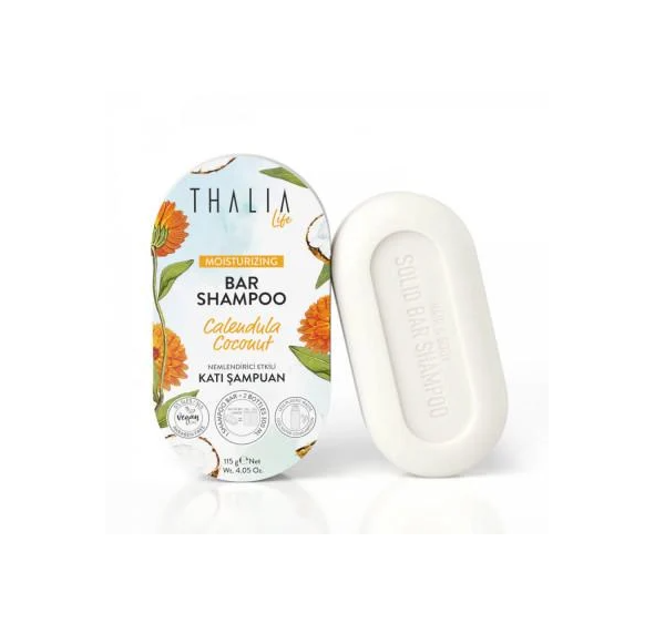 Шампунь жесткий увлажняющий Thalia с календулой и кокосом 115 г (1709092561) Шампунь жесткий увлажняющий Thalia с календулой и кокосом 115 г (1709092561)