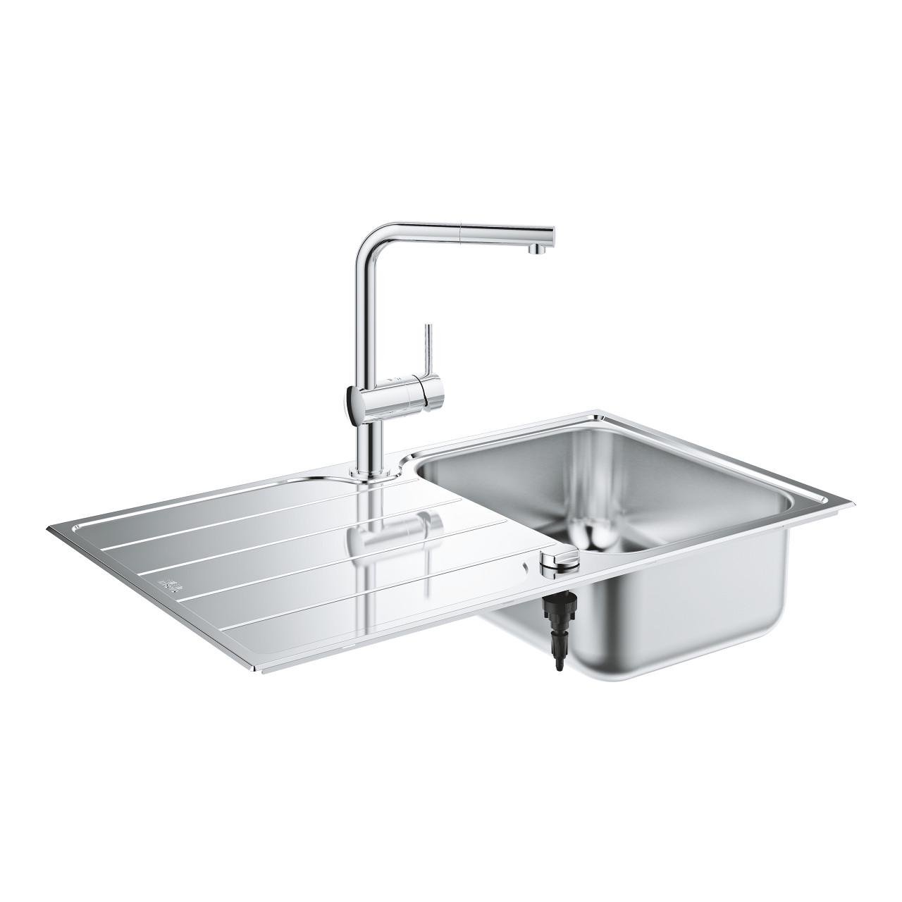 Мойка для кухни и смеситель Grohe K500 (31573SD1) Мойка для кухни и смеситель Grohe K500 (31573SD1)