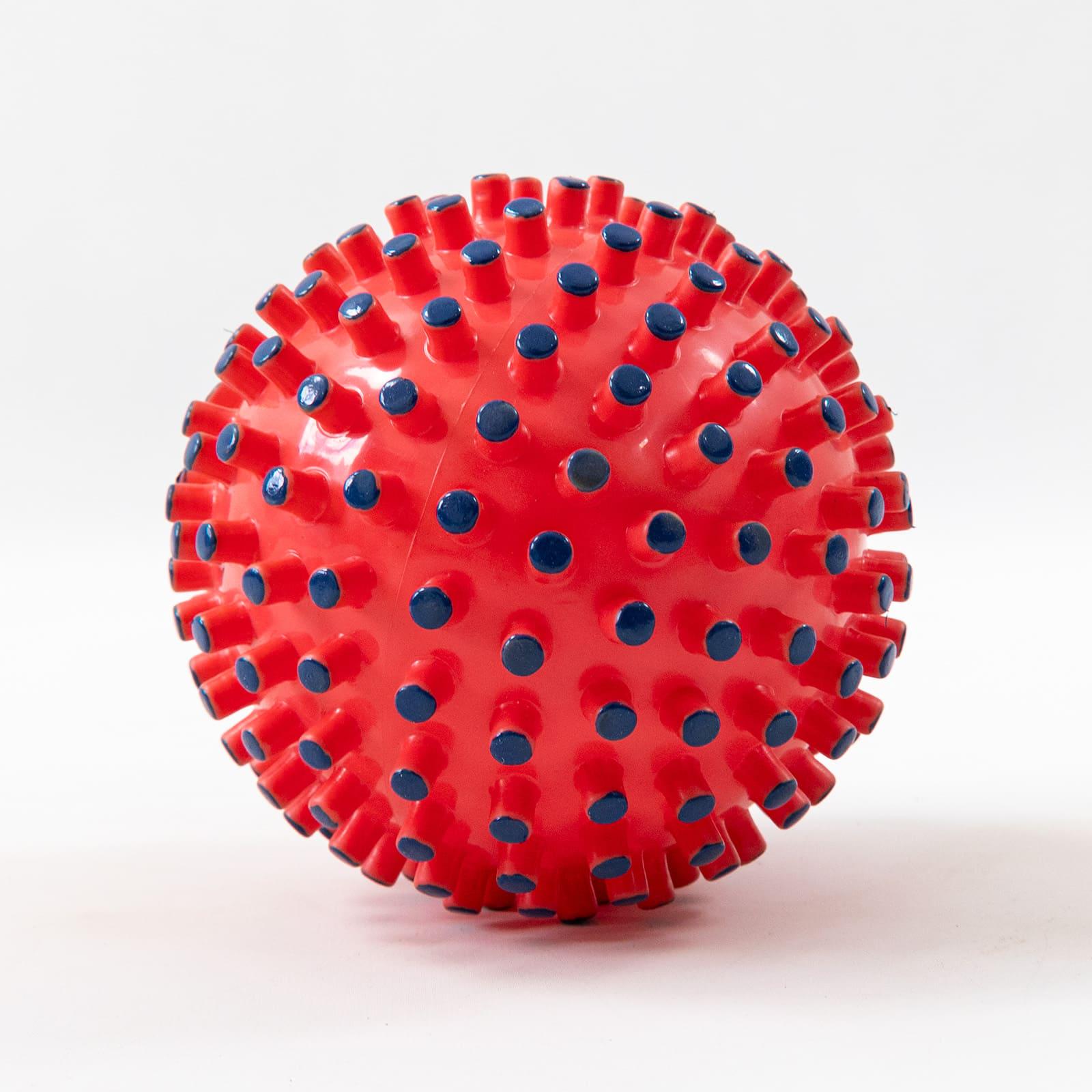 М'яч масажний надувний дитячий OSPORT 15 см Червоно-синій (MS 4525)