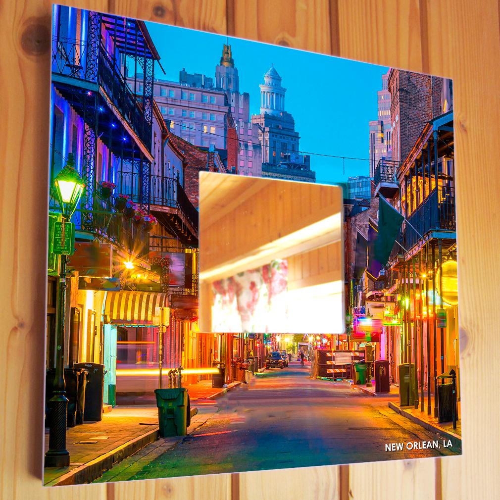 Дзеркало декоративне Новий Орлеан США 260х260 мм (M04053)