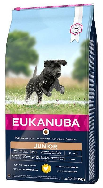 Корм сухий Eukanuba Large Junior 15 кг