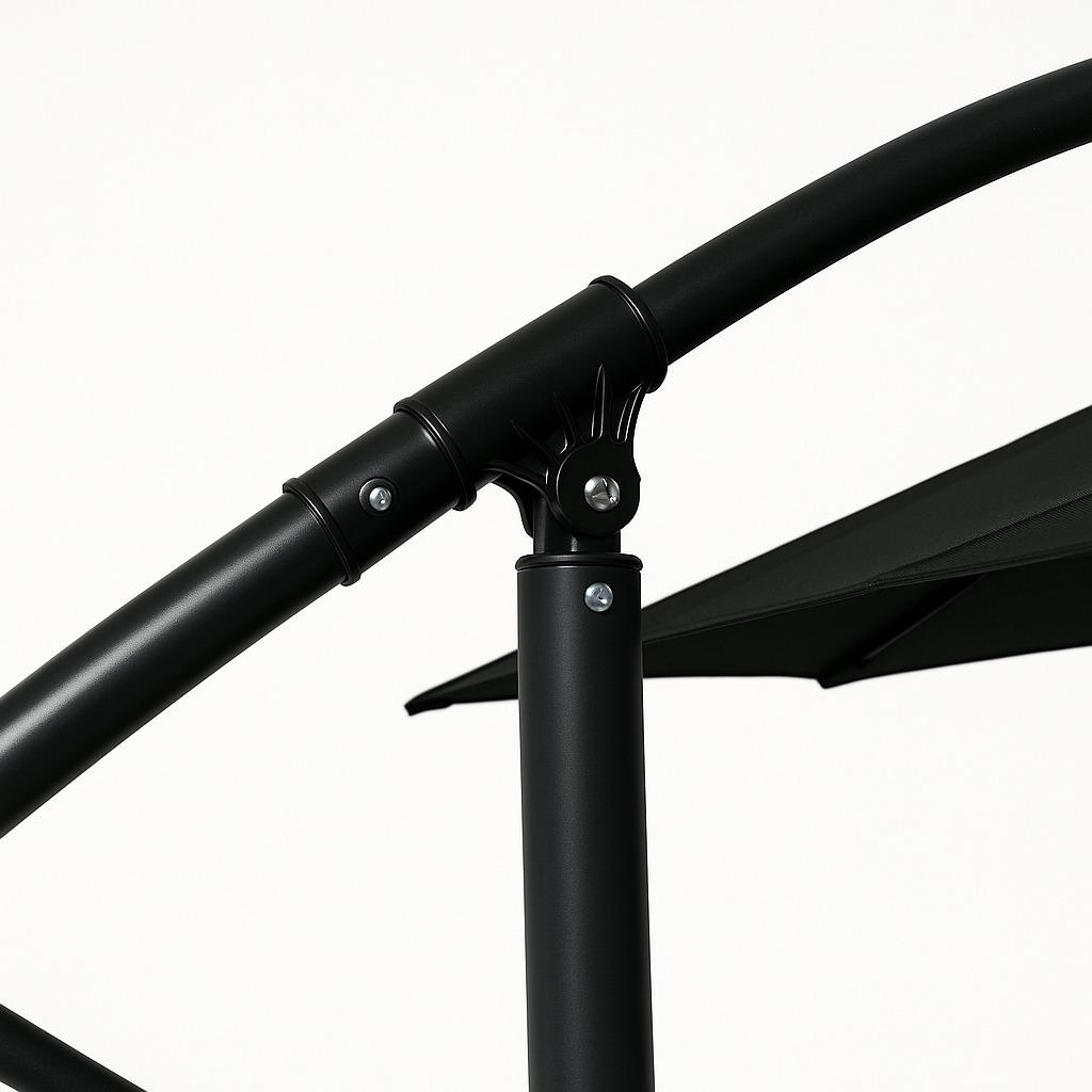 Парасолька садова регульована WCG з чохлом/нахилом 3 м Бежевий - фото 5