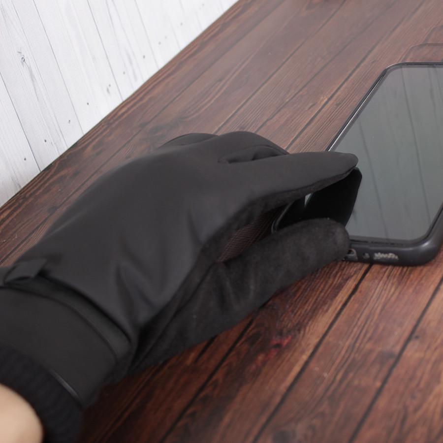 Рукавички жіночі текстильні D24093-1T демісезонні сенсорні L/7,5"/19 см Чорний (2394247380) - фото 6 Рукавички жіночі текстильні D24093-1T демісезонні сенсорні L/7,5"/19 см Чорний (2394247380) - фото 6