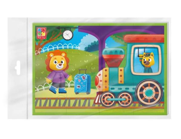 Пазли м'які Vladi Toys А5 Потяг VT1104-22 (MTT-186831)