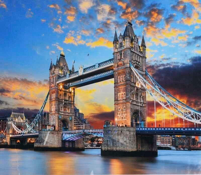 Картина по номерам TK Group 33461 30 Лондонский мост 40х50 см (110403)
