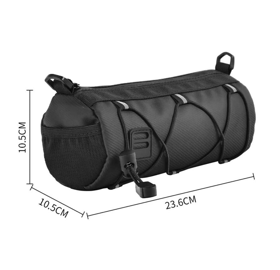 Сумка велосипедная Bike Frame Bag №2 на руль Черный - фото 5