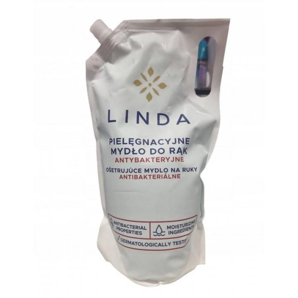 Мыло жидкое для рук Linda antibacterial care запаска 900 мл