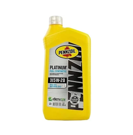 Моторна олива Pennzoil Platinum Fully Synthetic 5W-20 0,946 л