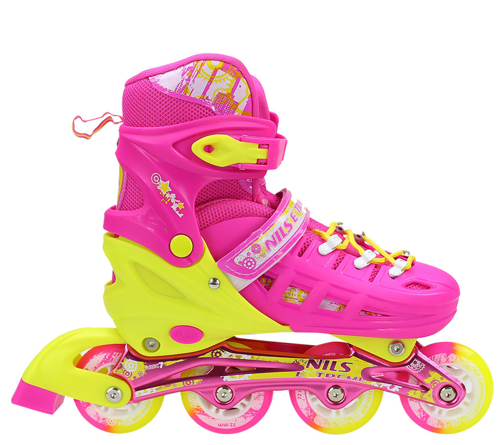 Роликовые коньки Nils Extreme NA1005A р. 39-42 Pink - фото 12