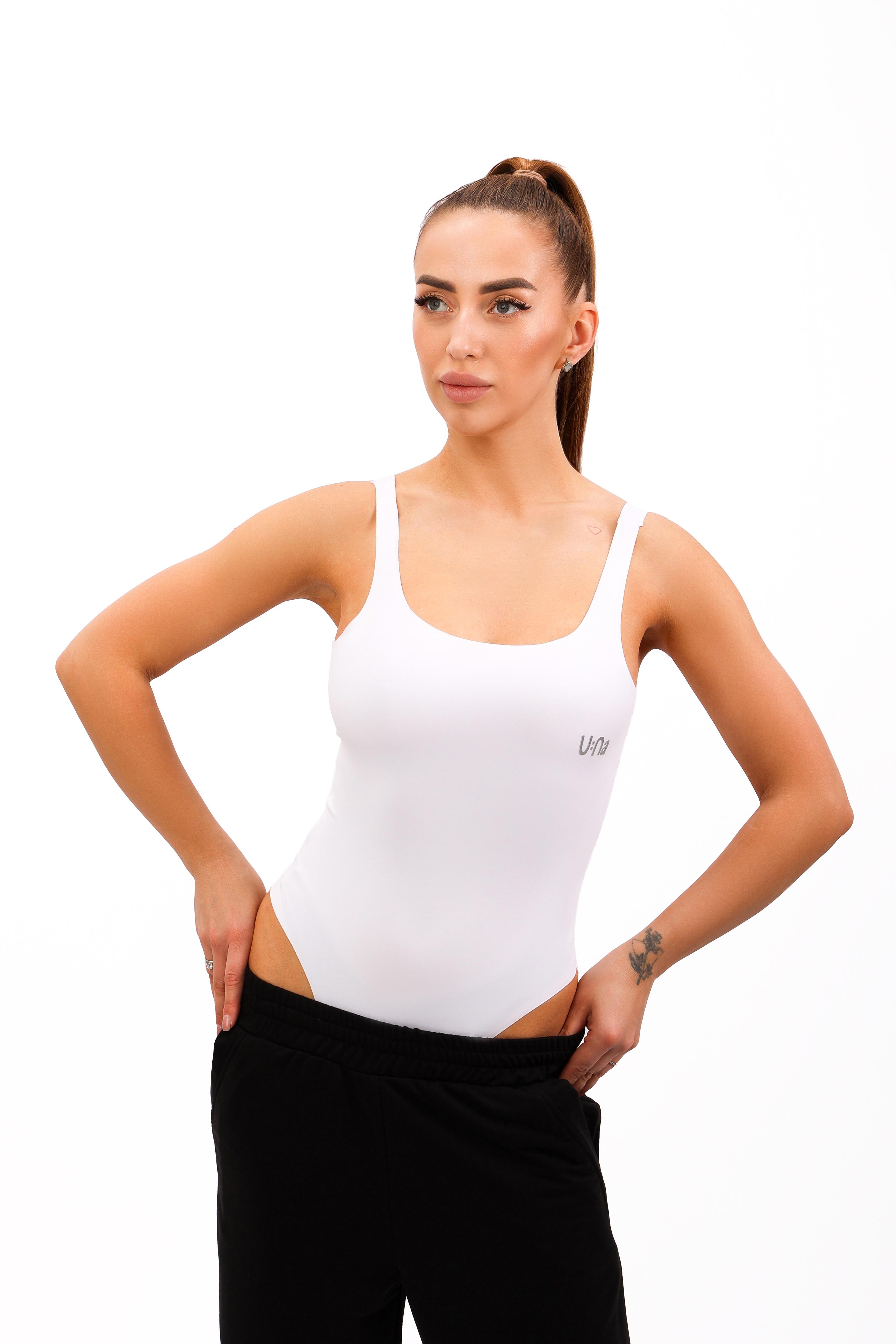 Боди женское спортивное U:na 347313 M/L Белый