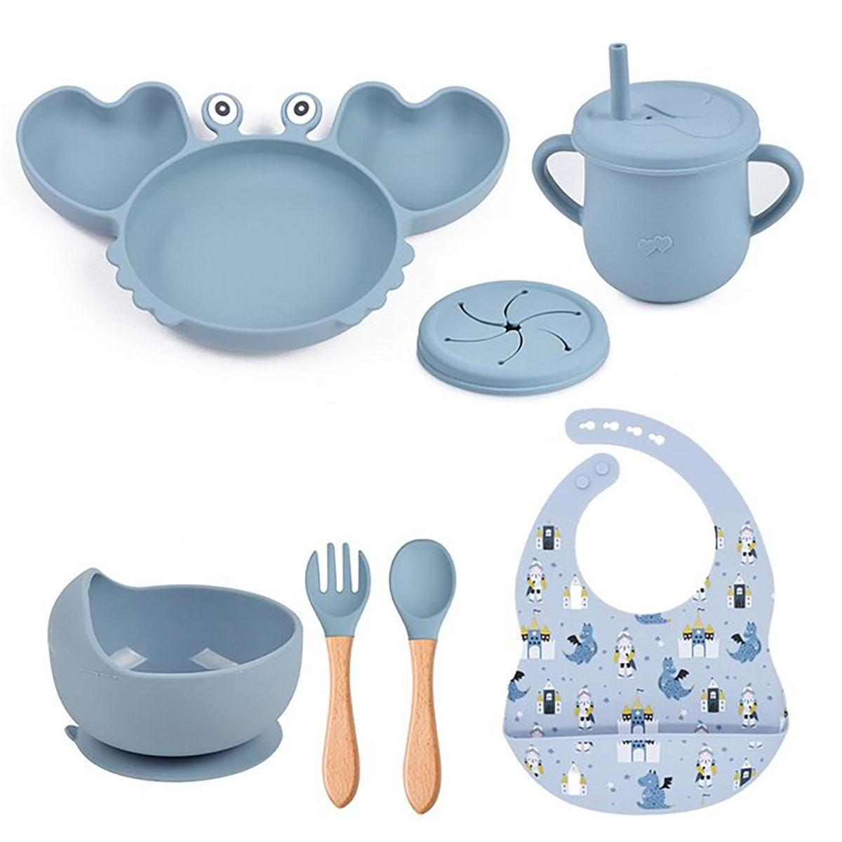 Набір посуду Краб KRP Y21 з принтом замок (62486) - фото 1 Набір посуду Краб KRP Y21 з принтом замок (62486) - фото 1