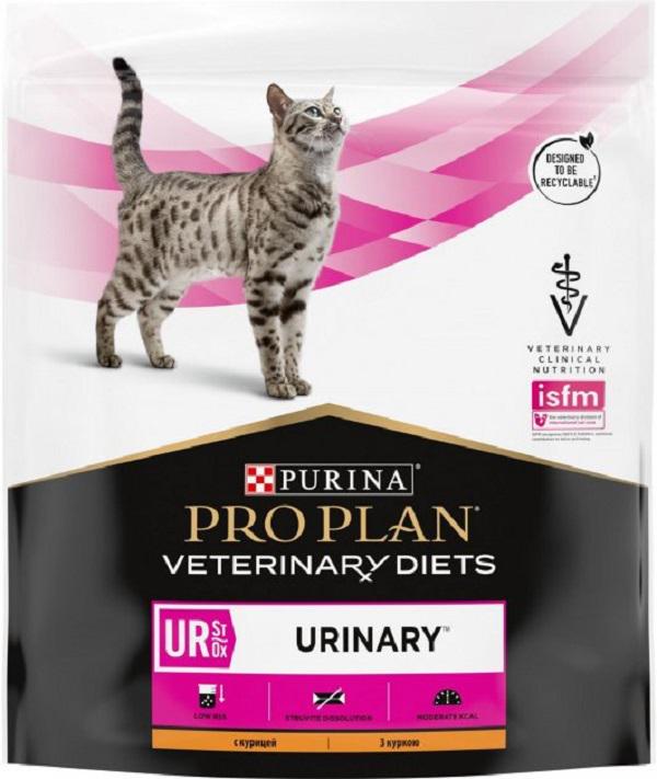 Корм сухий для кішок Purina Pro Plan Veterinary UR ST/OX Urinary з куркою при сечокам'яній хворобі 350 г (7613035154216)