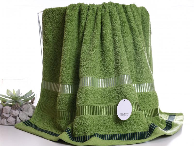 Полотенце для сауны Широкие полосы Зеленый (DR009094)