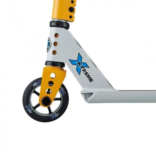 Самокат Micro MX Trixx Серо-желтый (SA0186) - фото 2 Самокат Micro MX Trixx Серо-желтый (SA0186) - фото 2