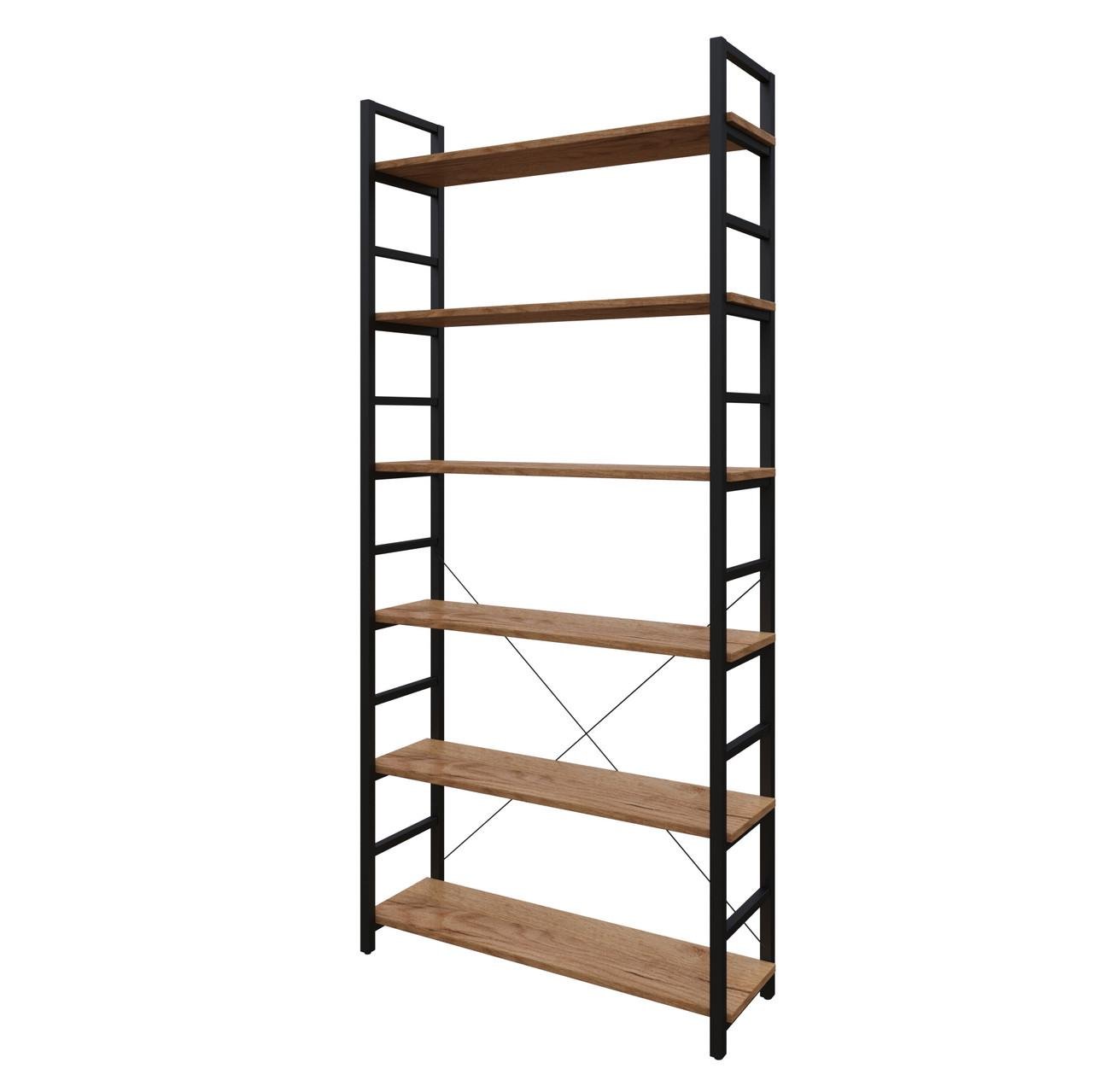 Стеллаж металлический Loft Details M-190b-2 дуб крафт золотой - фото 1 Стеллаж металлический Loft Details M-190b-2 дуб крафт золотой - фото 1