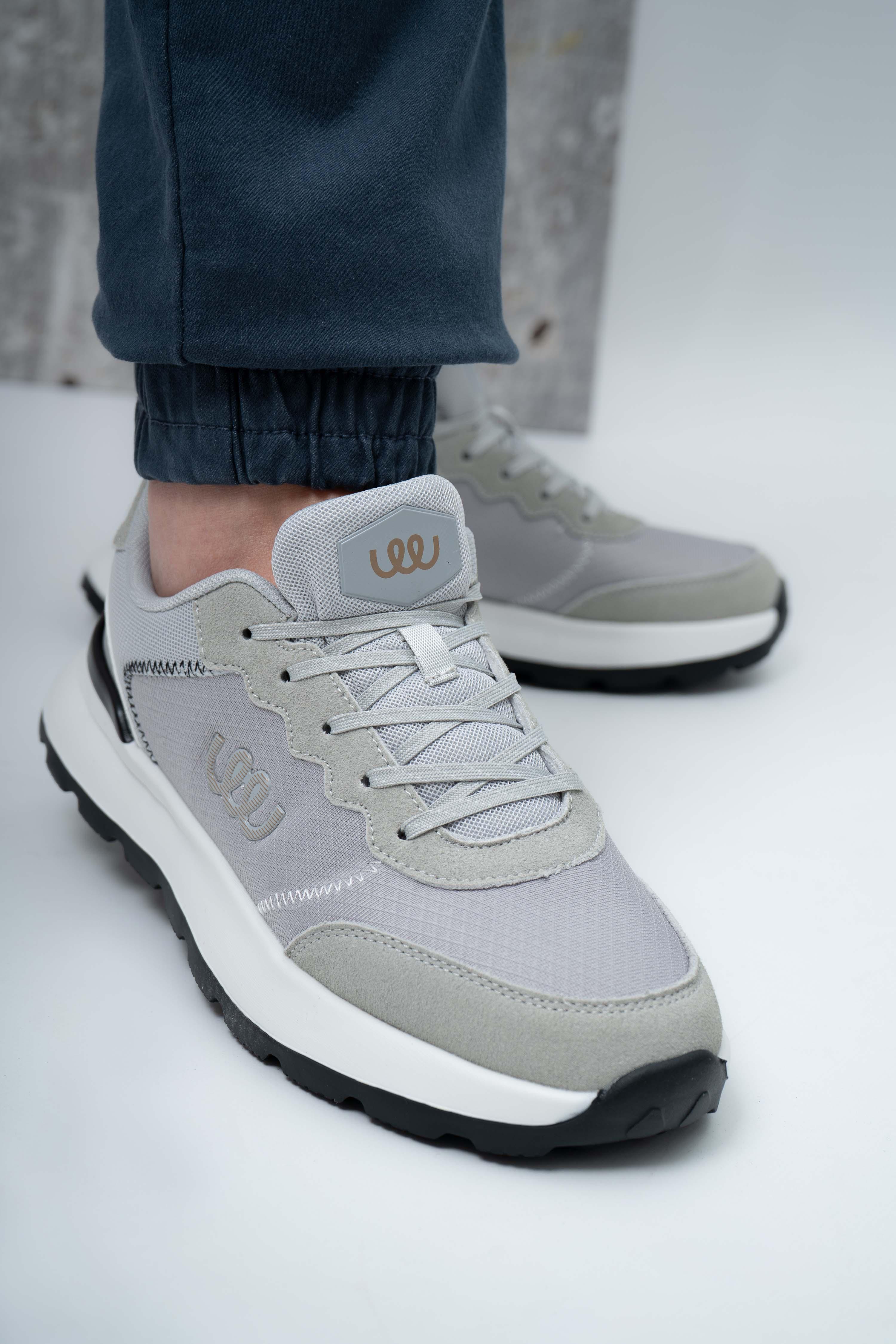 Кроссовки мужские Where Uwear натуральная замша/текстиль р. 43 Серый (346971_43)