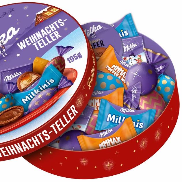 Шоколадний набір Milka Weihnachts-Teller Cristmas Box 195 г - фото 2 Шоколадний набір Milka Weihnachts-Teller Cristmas Box 195 г - фото 2