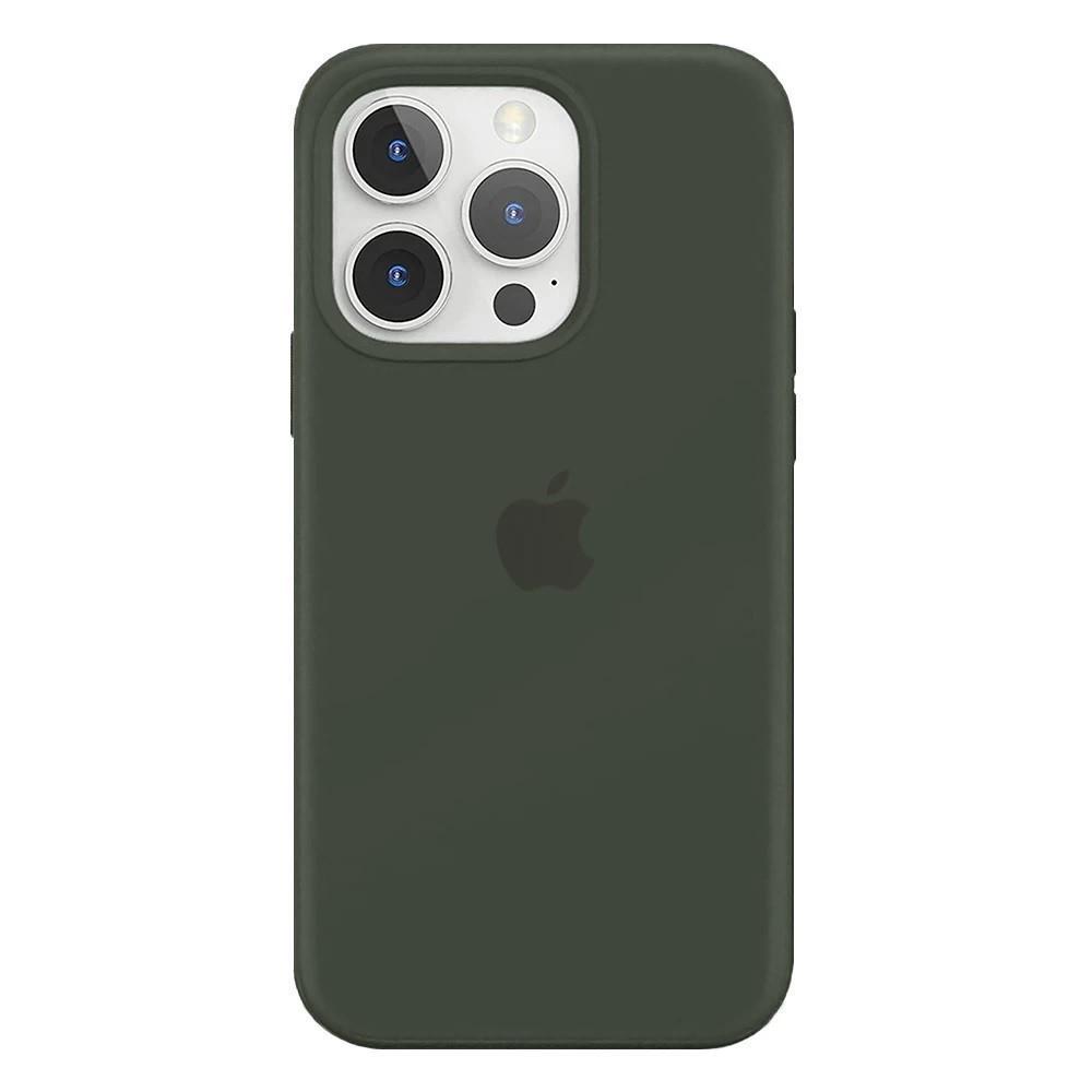 Силиконовый Чехол Накладка Silicone Case для iPhone 13 Pro Dark Olive Силиконовый Чехол Накладка Silicone Case для iPhone 13 Pro Dark Olive