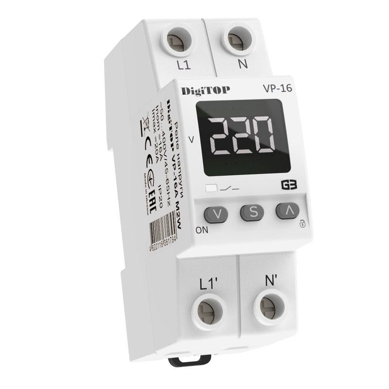 Реле напруги VP-16A M2W з термозахистом (24868675)
