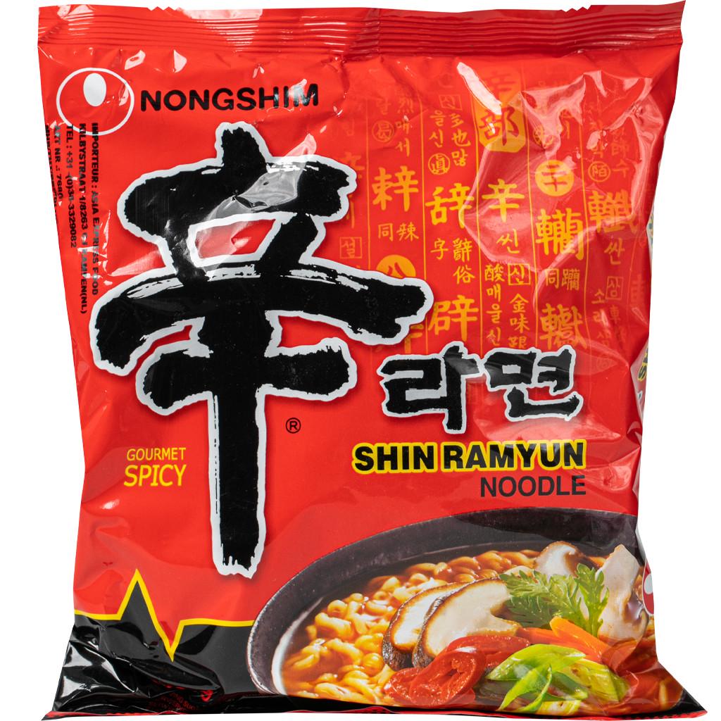 Локшина швидкого приготування NONGSHIM з грибами Shin Ramyun 120 г (000009518)