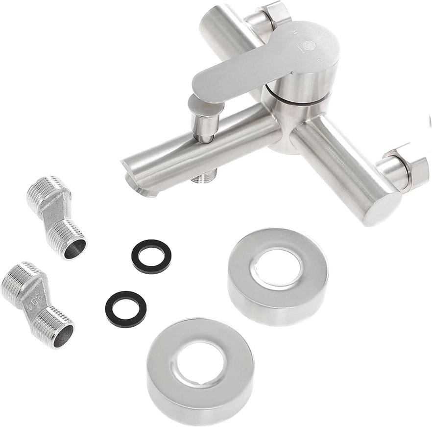 Смеситель-кран Aqua Premium Compact для ванны из нержавеющей стали с душем (SUS304_1125) - фото 7 Смеситель-кран Aqua Premium Compact для ванны из нержавеющей стали с душем (SUS304_1125) - фото 7