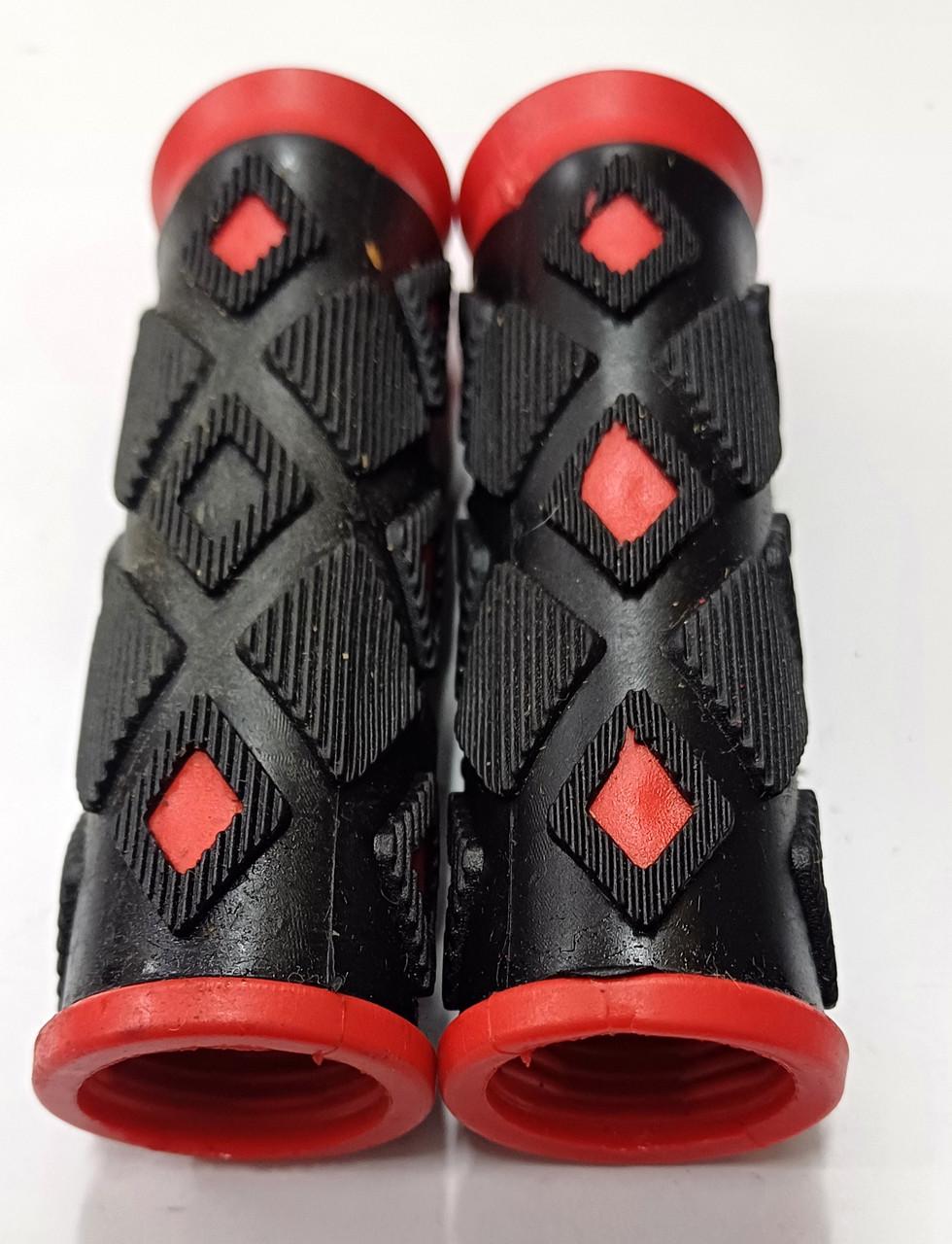 Грипсы для детского велосипеда 85 мм Черно-красный (2319436314)