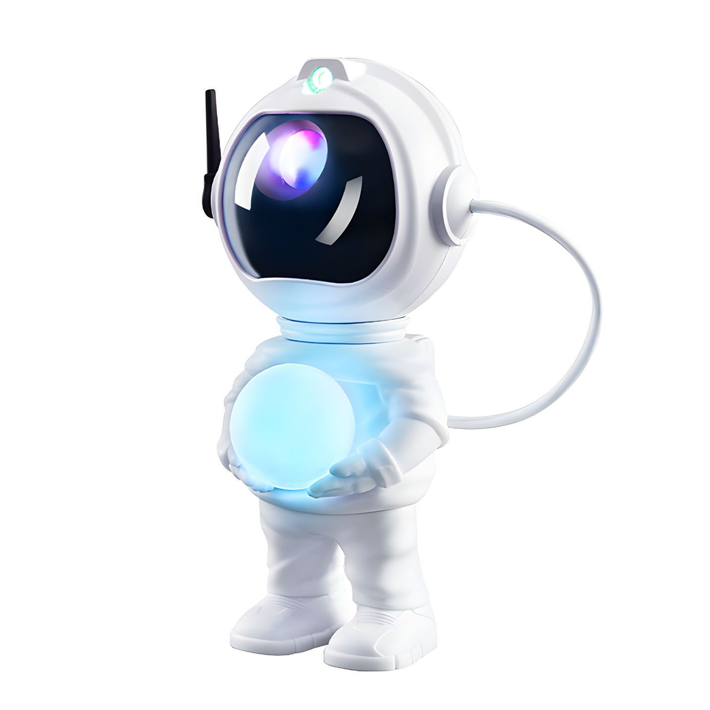 Нічник‑проєктор Космічний Астронавт з космічною проекцією та зірками (401101)