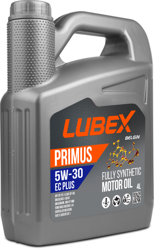 Моторное масло LUBEX PRIMUS EC PLUS 5W30 4 л (034-1899-0404)