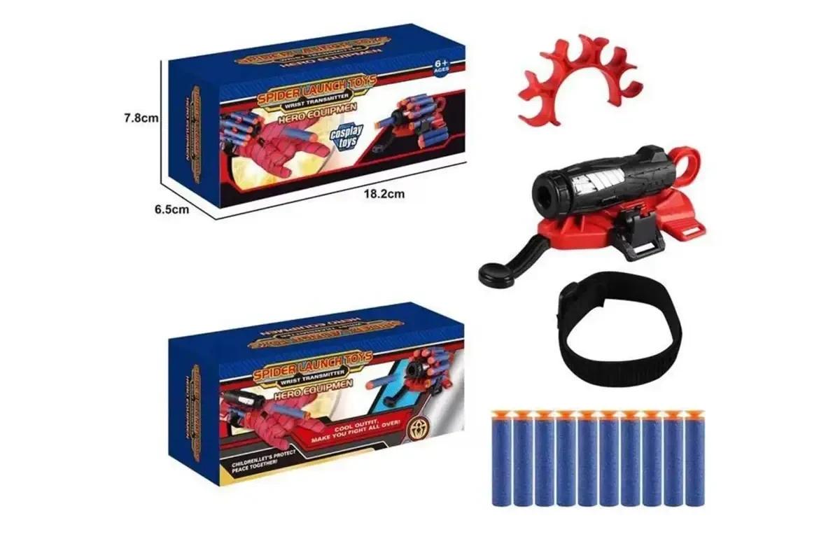 Дитяча іграшкова рукавичка-бластер Spider Man Gloves стріляє м'якими кулями - фото 8 Дитяча іграшкова рукавичка-бластер Spider Man Gloves стріляє м'якими кулями - фото 8