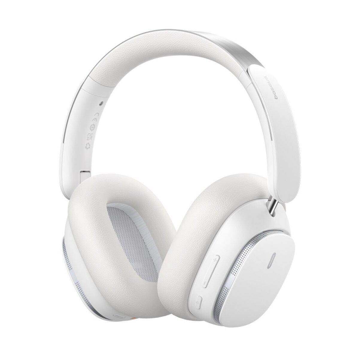 Наушники беспроводные BASEUS Bowie H1 Pro Noise-Cancellation Wireless Headphones Moon White (A00050601213-00)