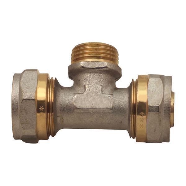 Трійник Master 20 мм x 1/2" M x 20 мм (MA0067)