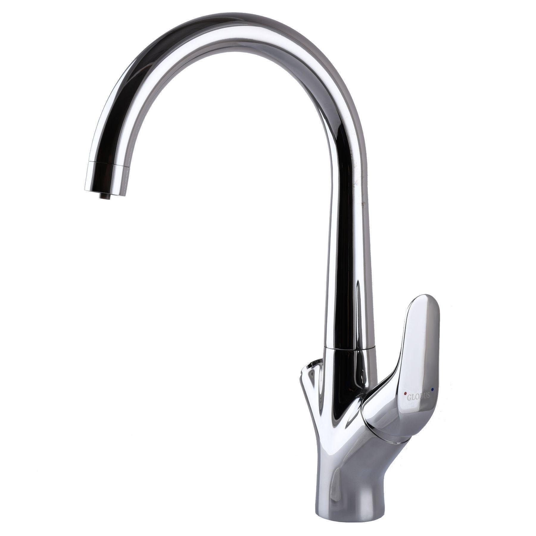 Кран на кухню Globus Lux с подключением к осмос-фильтру Хром (19258)