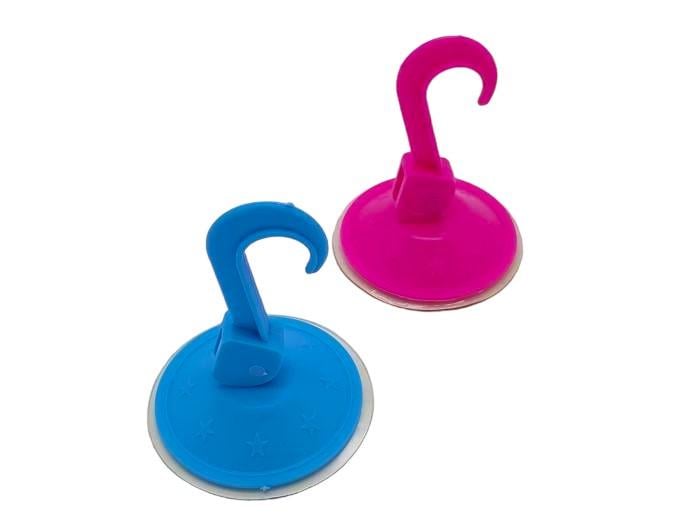 Крючок-держатель на присоске для полотенец пластиковый 7 см 2 шт. (438596213) Крючок-держатель на присоске для полотенец пластиковый 7 см 2 шт. (438596213)