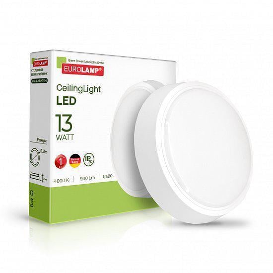 Светильник накладной LED Eurolamp круглый GM 13W 4000K (24575946) Светильник накладной LED Eurolamp круглый GM 13W 4000K (24575946)