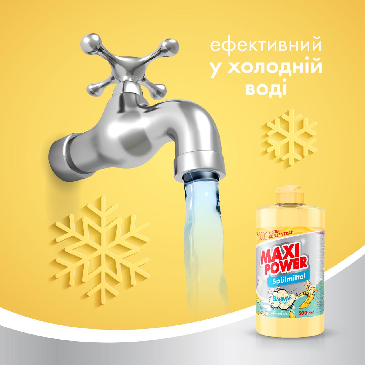 Средство для мытья посуды Maxi Power Банан 500 мл (2451018933) - фото 3