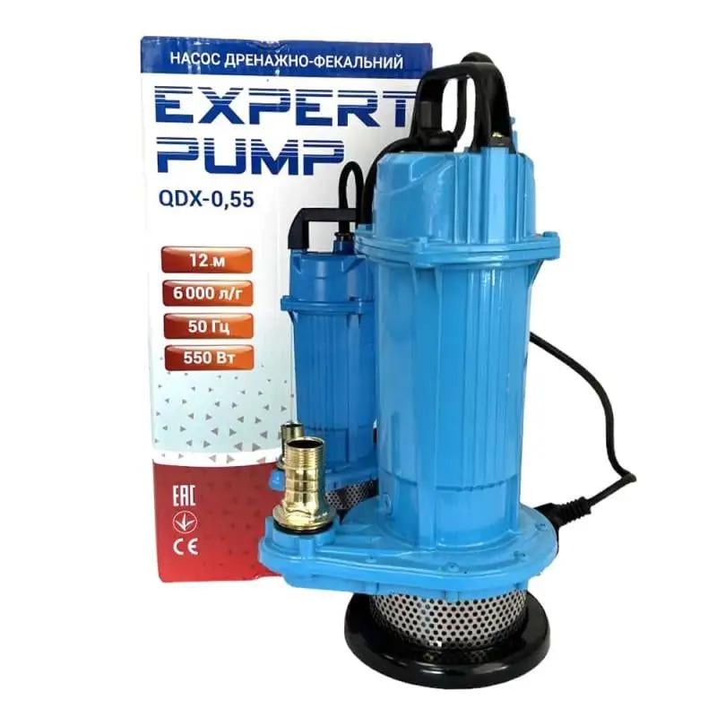 Насос дренажний Expert Pump QDX 0,55 для брудної води відкачування септиків без поплавка