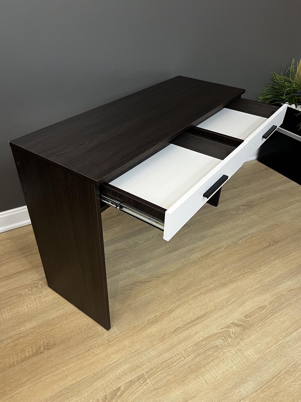 Туалетний столик Амелія 1100х760х400 мм Дуб венге магія/Німфеа альба - фото 4 Туалетний столик Амелія 1100х760х400 мм Дуб венге магія/Німфеа альба - фото 4