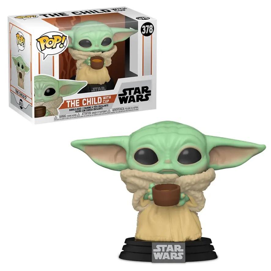 Фігурка колекційна Funko POP Bobble Star Wars Mandalorian The Child Baby Yoda The Child with Pendant №378 (06/378) - фото 2