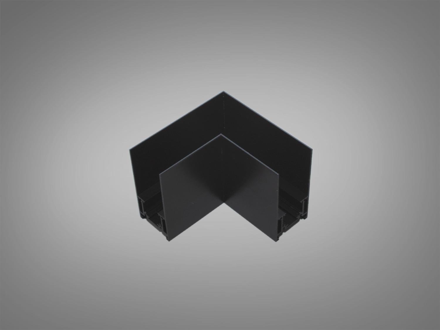 Угловой элемент для МТС накладной серия 35 (QY-N35-BK Ext 90)