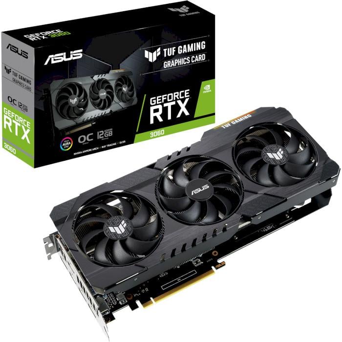 Відеокарта Asus TUF-RTX3060-O12G-V2-GAMING (58236)
