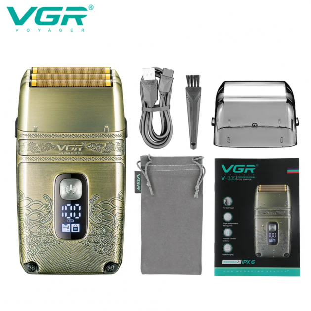 Шейвер електробритва VGR V-335 Shaver з трьома ножовими блоками (12596803) - фото 4 Шейвер електробритва VGR V-335 Shaver з трьома ножовими блоками (12596803) - фото 4