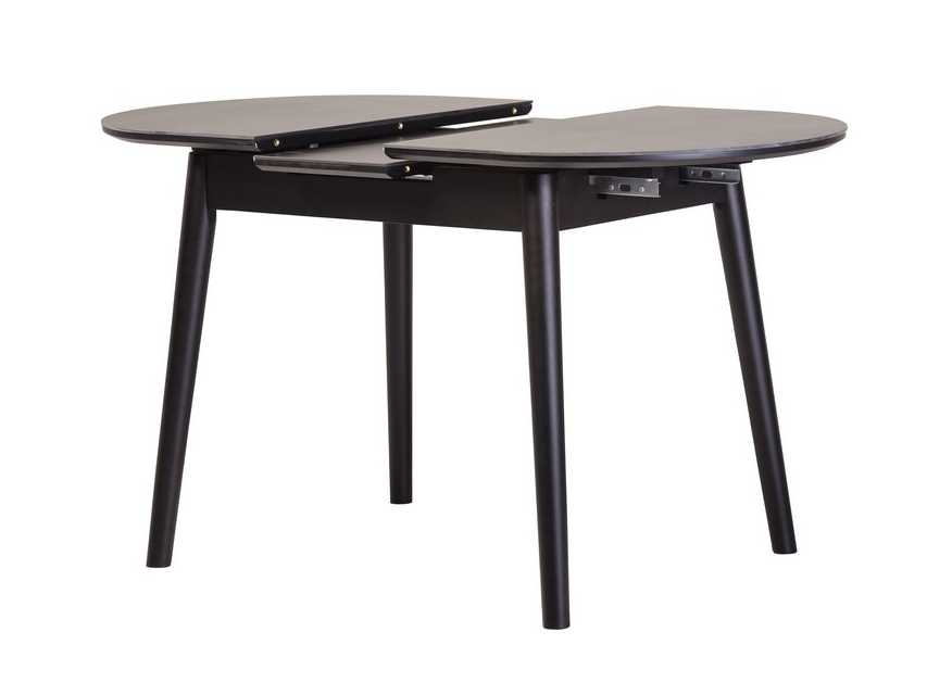 Обідній стіл розсувний Ветро 1100-1400x750x760 мм Чорний онікс/Чорний (TМ-85) - фото 2 Обідній стіл розсувний Ветро 1100-1400x750x760 мм Чорний онікс/Чорний (TМ-85) - фото 2