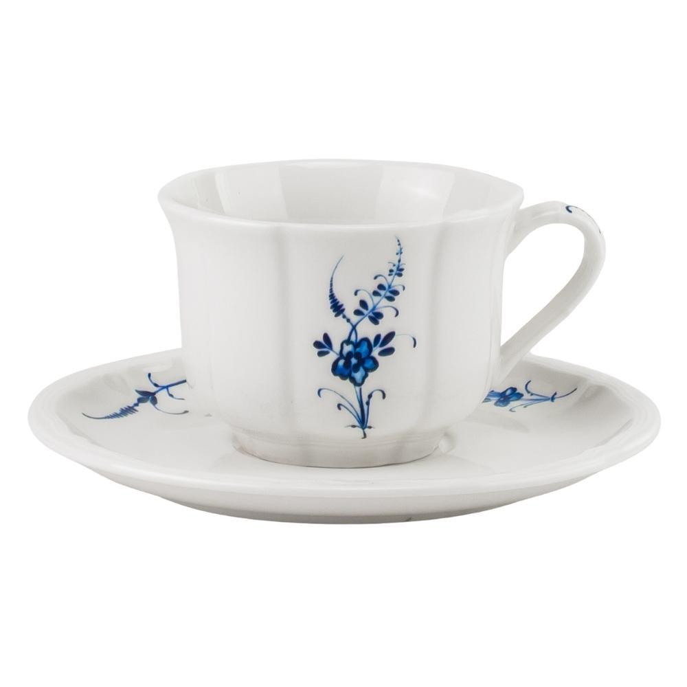 Чашка с блюдцем Лазурная роспись Modern 250 мл 6 комплектов