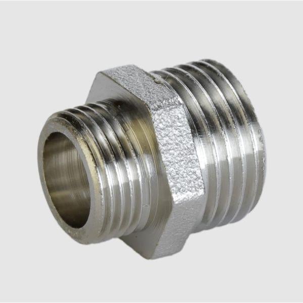 Ниппель УЗКМ никель ЗЗ 1/2"х3/8" (116806)