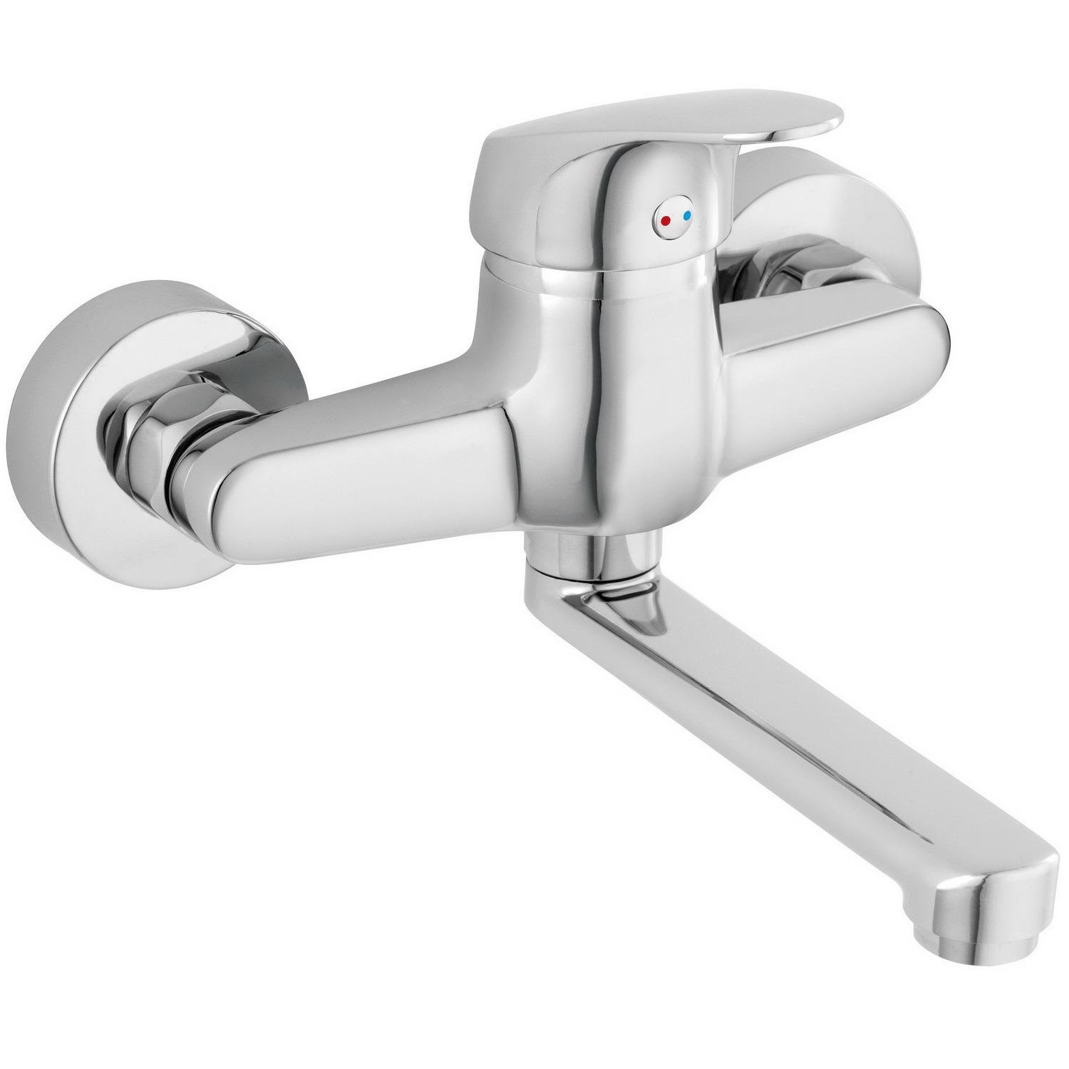 Змішувач для кухні Ferro One BFO3 настінний одноважільний Хром (247118)