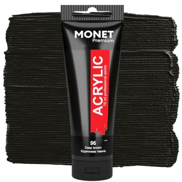 Акрилова фарба Monet 96 75 мл Темно-коричневий (7508896) - фото 1 Акрилова фарба Monet 96 75 мл Темно-коричневий (7508896) - фото 1